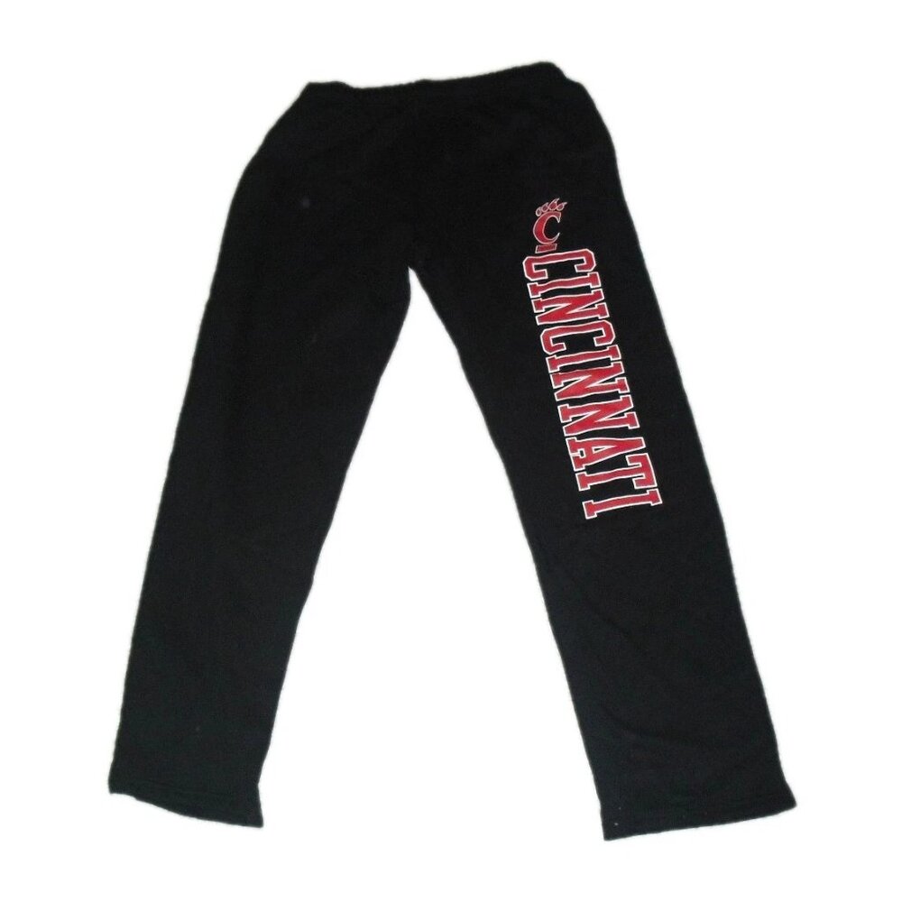 Cincinnati Bearcats Mens Fanatics Black Sweatpants sz. XXL 2X New Tags Ncaa